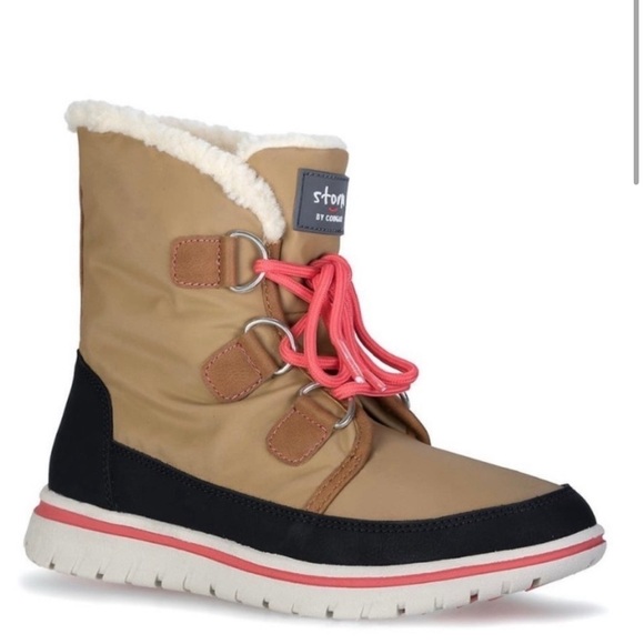 Cougar Storm Tan and Black Boots - Picture 4 of 10